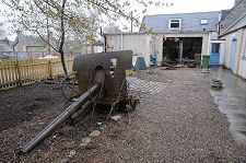 Museum Rear and Artillery Piece