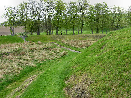 The Moat and Bank from the Mound