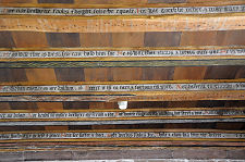 Ceiling in the Tulip Room