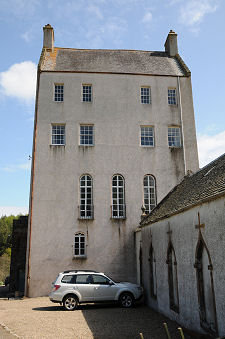 The West Face of Delgatie Castle