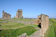 Priory Domestic Area from South-West