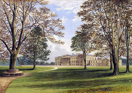 Hamilton Palace in 1880: the family seat of the Douglas-Hamiltons, it was demolished because of ground subsidence in 1921