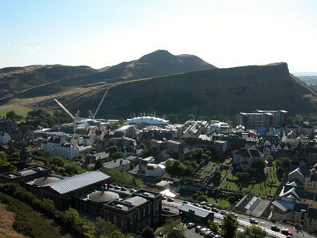 Salisbury Crags in Edinburgh