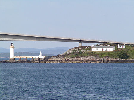 The Island of Eilean Bàn, Now a Stepping Stone for the  Skye Bridge