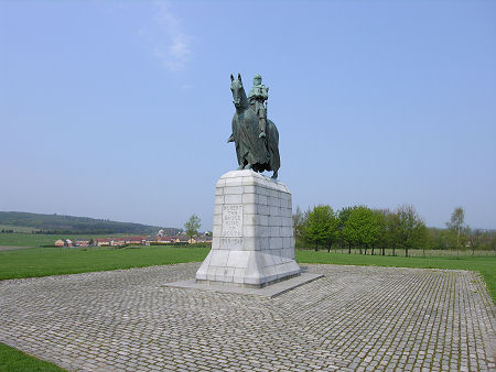 Statue of Robert the Bruce at Bannockburn