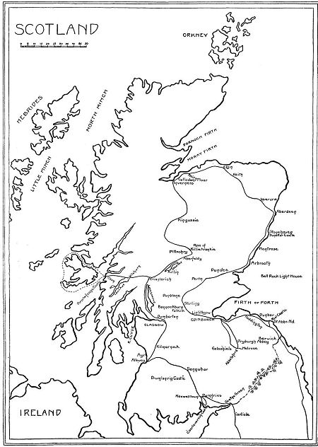Map of Scotland