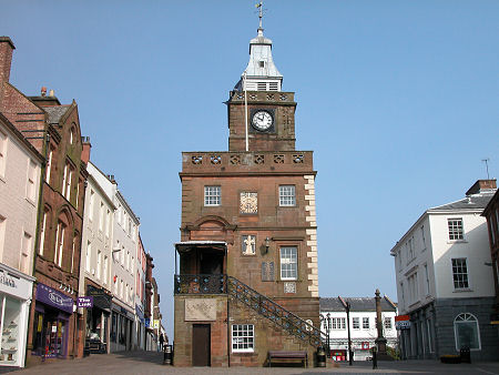 Dumfries, in Dumfriesshire until 1975