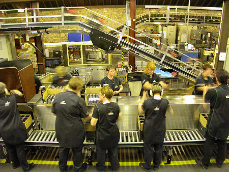 The Bottling Plant at Glenfiddich Distillery