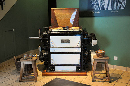 Boby Malt Mill on Display at Dalwhinnie Distillery