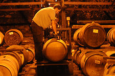 Moving Casks at Bruichladdich