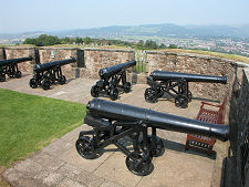 Cannons at Stirling Castle
