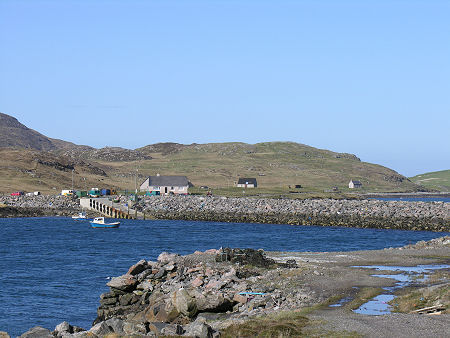 Vatersay Causeway Seen from Barra