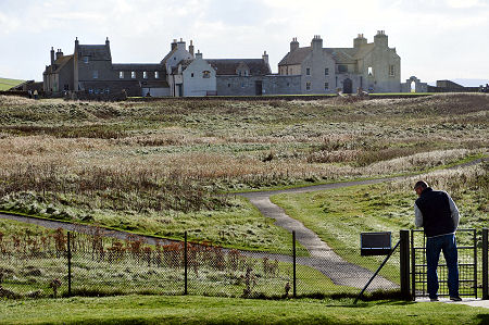 Skaill House from Skara Brae