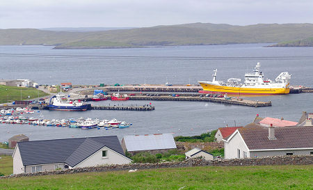 Symbister Harbour from Symbister House