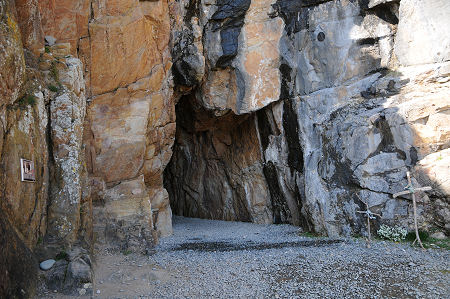 Closer View of the Cave and Surroundings