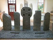 Cross Slabs in Visitor Centre
