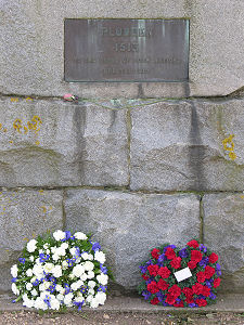 Plaque on North Side of Monument: "Flodden 1513. To The Dead of Both Nations. Erected 1910."