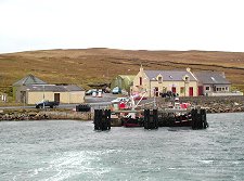 Ulsta from the Yell Ferry