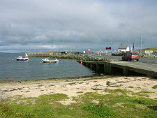 Pier at Toft on Mainland